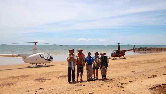 Experience heli fishing in the NT