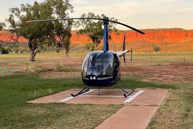 Experience the amazing Grotto in a helicopter