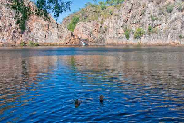Swimming at Litchfield National Park
