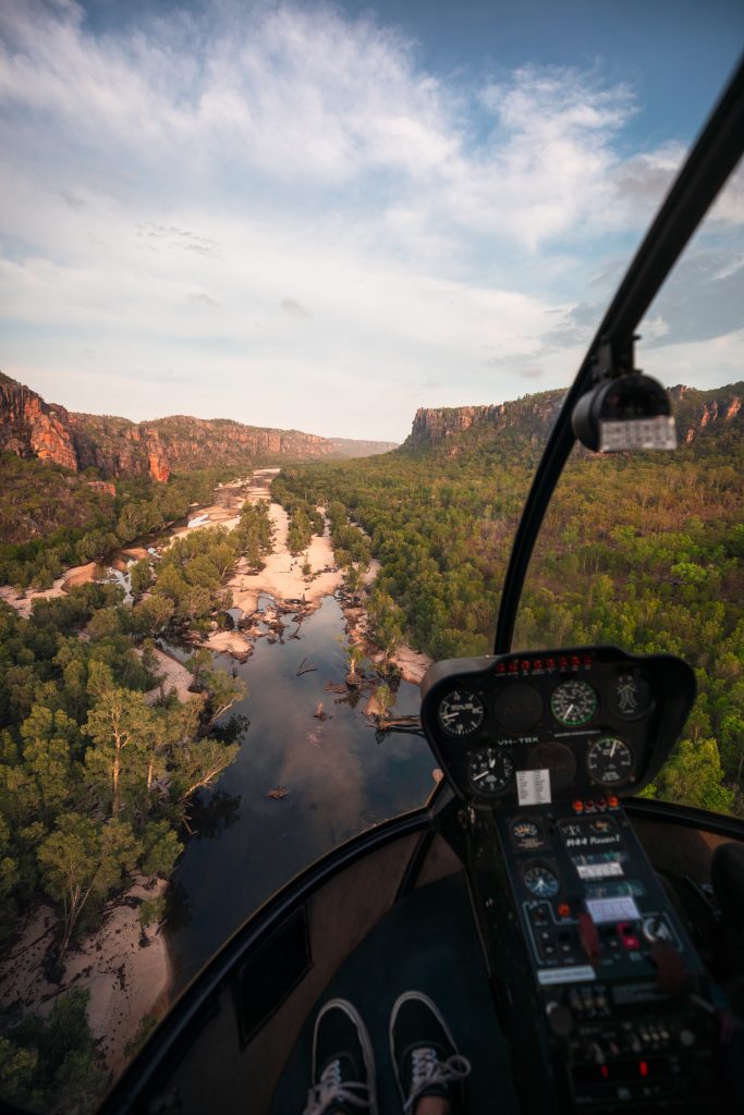 Scenic flight around Kakadu with North Australian Helicopters