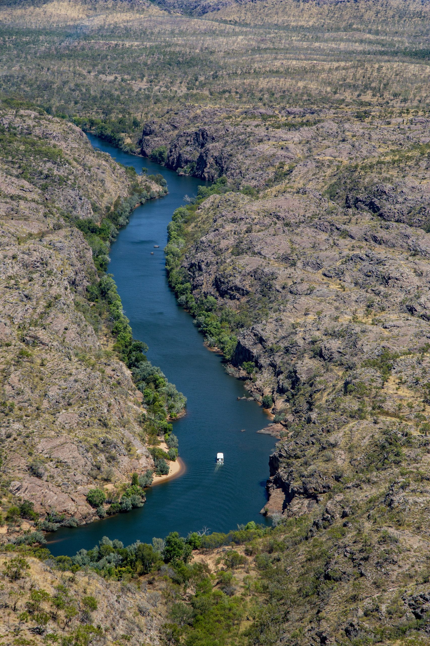 No visit to the Northern Territory is complete without visiting the spectacular Nitmiluk National Park (Katherine Gorge), a region of rugged beauty, history and culture with the breathtaking 'Nitmiluk Gorge' as the centrepiece. Photo credit Tourism Australia Nicholas Kavo